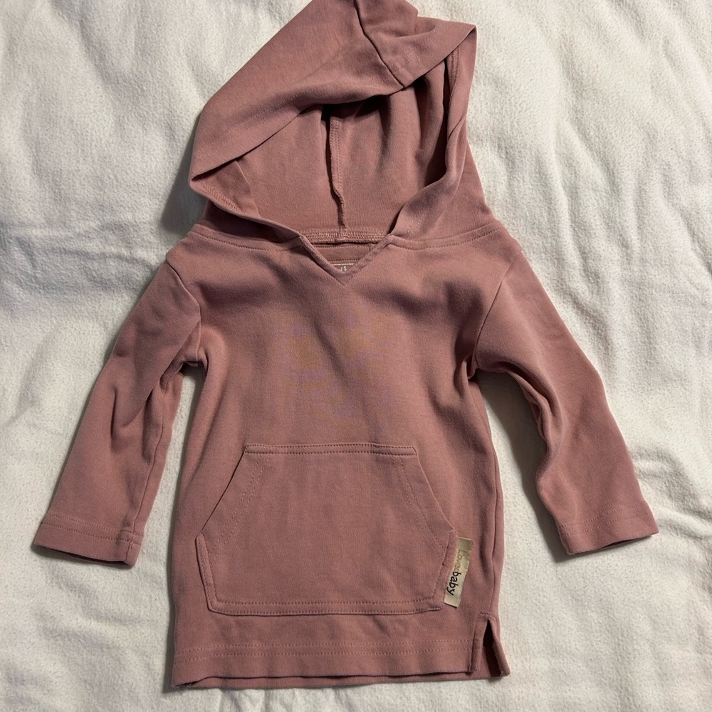 L'ovedbaby Mauve Hoodie for Kids